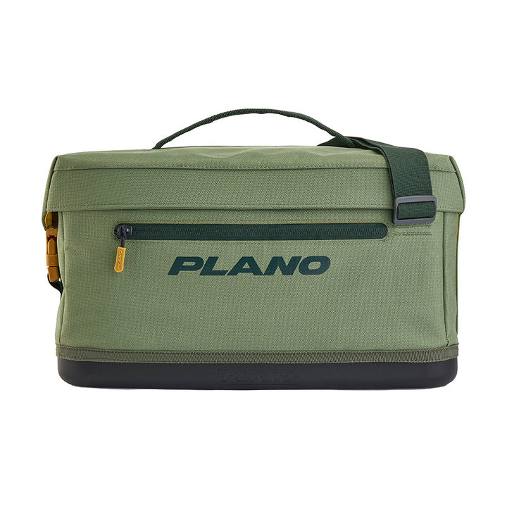 Plano Weekend Softsider Tackle Bag in moss green, 3700 series, for fishing tackle storage with durable soft-sided design.