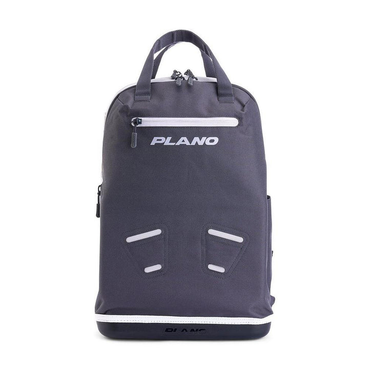 Plano Weekend Tackle Backpack 3700 in slate, a durable tackle storage bag with multiple compartments for fishing gear.