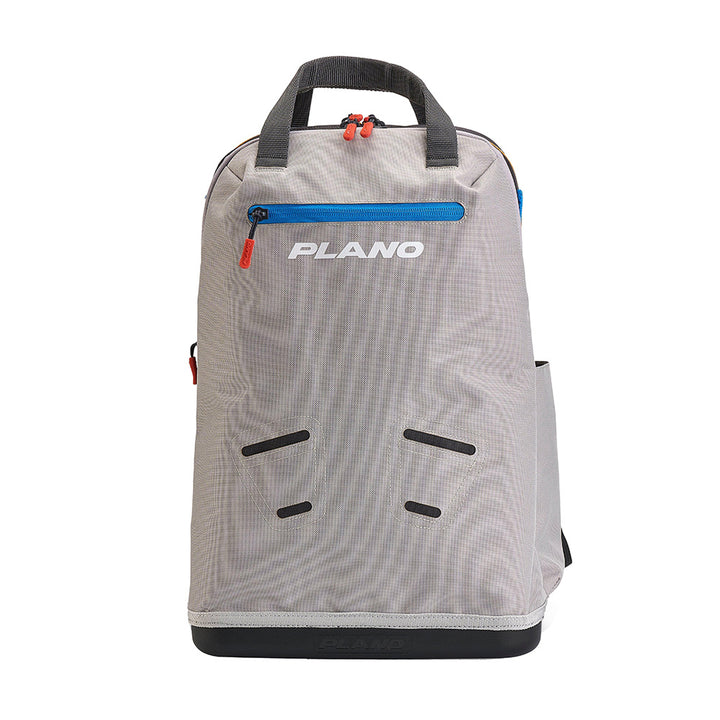 Plano Weekend Tackle Backpack Creek for tackle storage, featuring multiple compartments and durable design for fishing trips.