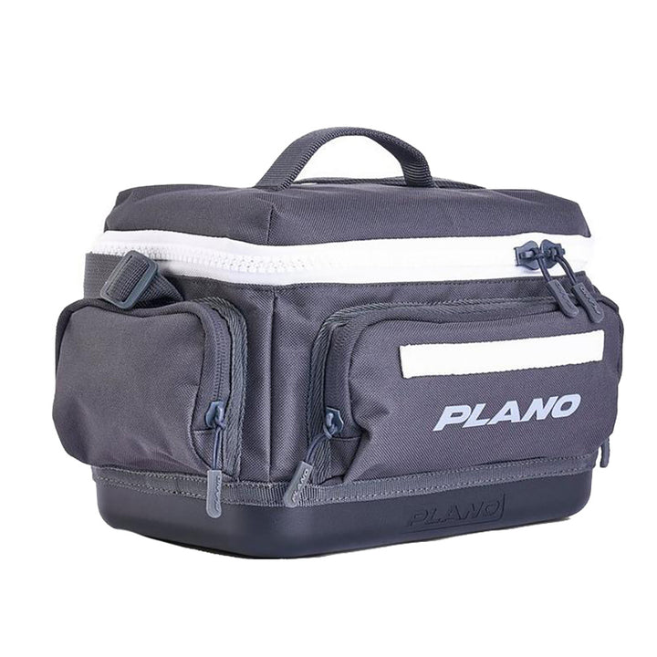 Plano Weekend Tackle Bag 3500 in slate, a durable tackle storage bag with multiple compartments for fishing gear.