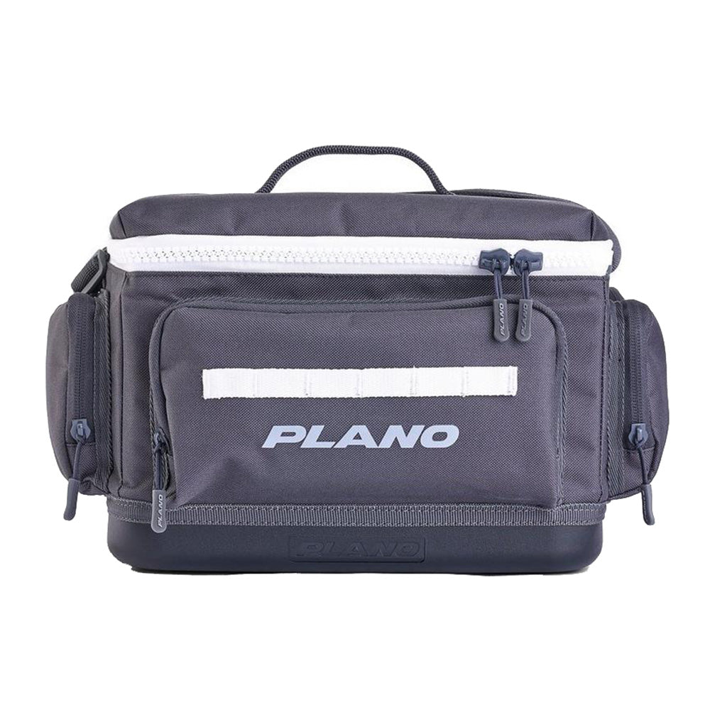 Plano Weekend Tackle Bag 3600 in slate, a durable tackle storage bag with multiple compartments for fishing gear.