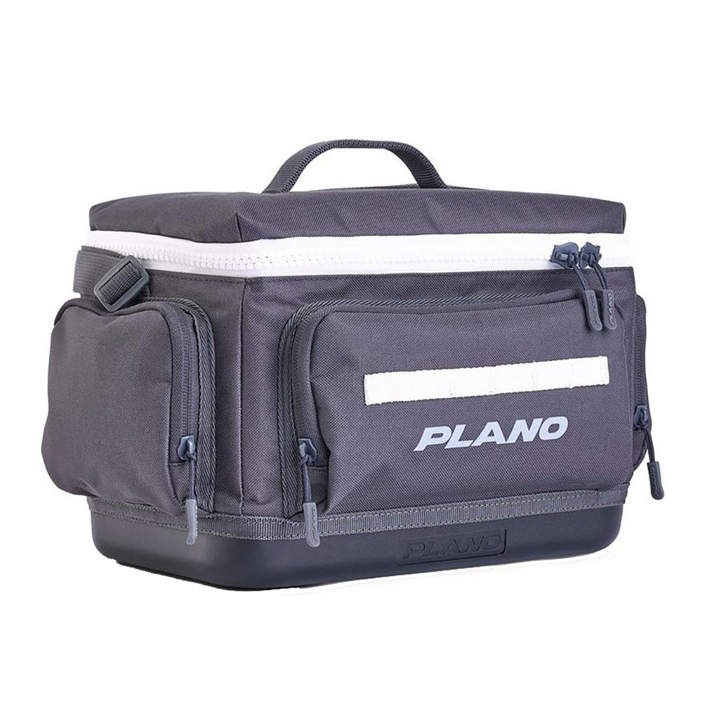 Plano Weekend Tackle Bag 3600 in slate, a durable tackle storage bag with multiple compartments for fishing gear.