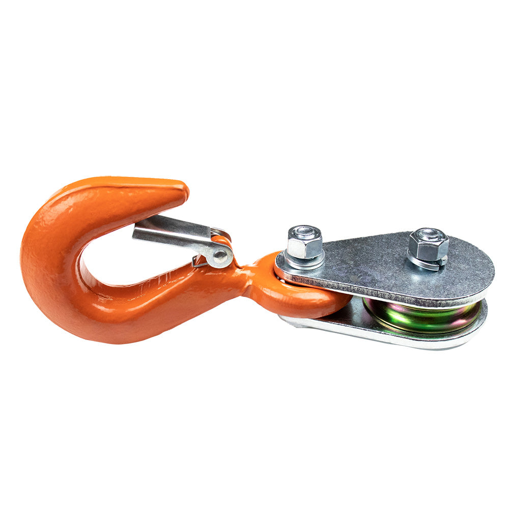 Powerwinch pulley block kit for RC23, RC30, 712, 912, 915 models, used for maintenance and load handling.