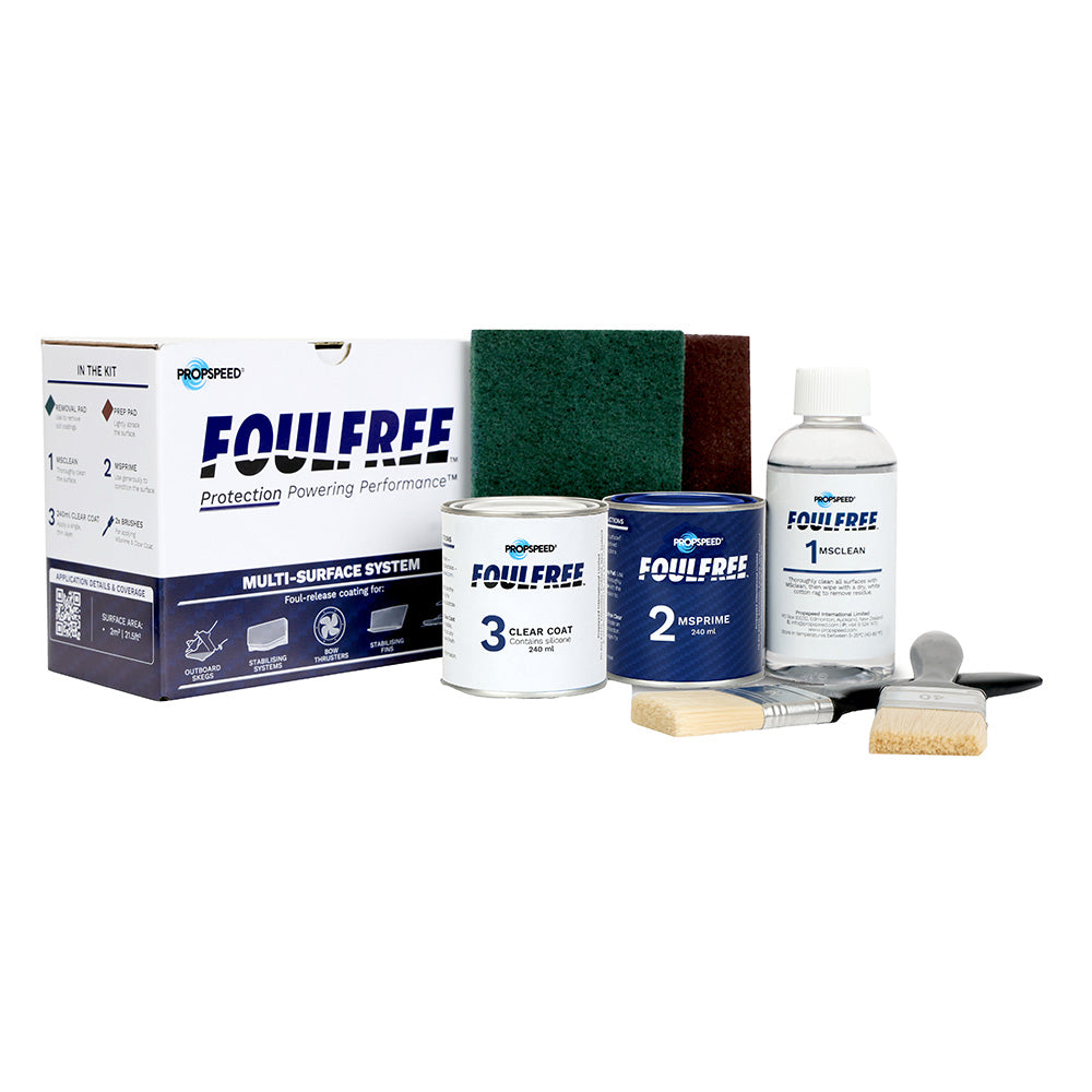 Propspeed Foulfree Multi-Surface Coating System, medium size, antifouling system designed for marine surfaces.