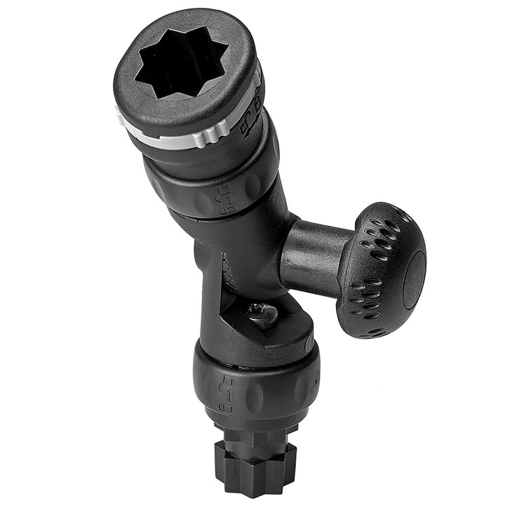 RAILBLAZA Adjustable Extender R-Lock accessory attached to a boat&