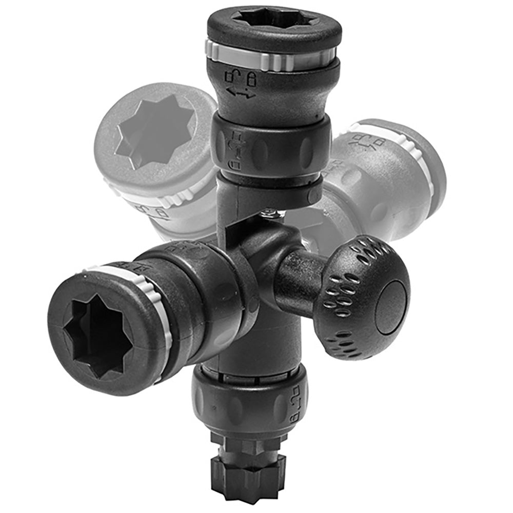 RAILBLAZA Adjustable Extender R-Lock accessory for boat mounts and fishing gear, featuring durable design and adjustable locking mechanism.