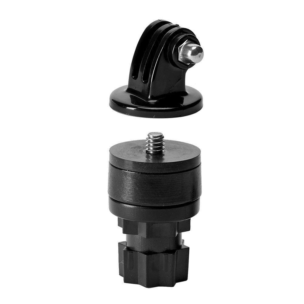 Railblaza Camera Mount Adaptor attached to a boat accessory, versatile RAILBLAZA accessory for mounting cameras on watercraft.