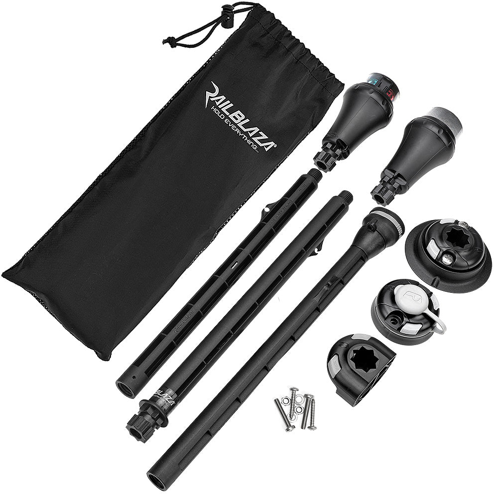 RAILBLAZA NaviPack navigation light kit with waterproof LED lights and mounting hardware for boats and marine vessels.