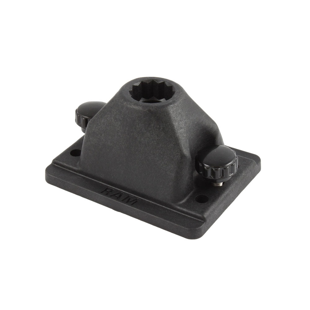 RAM Mount RAM Rod 2000 deck and track mount base, accessory for secure rod mounting in vehicle or marine setups.