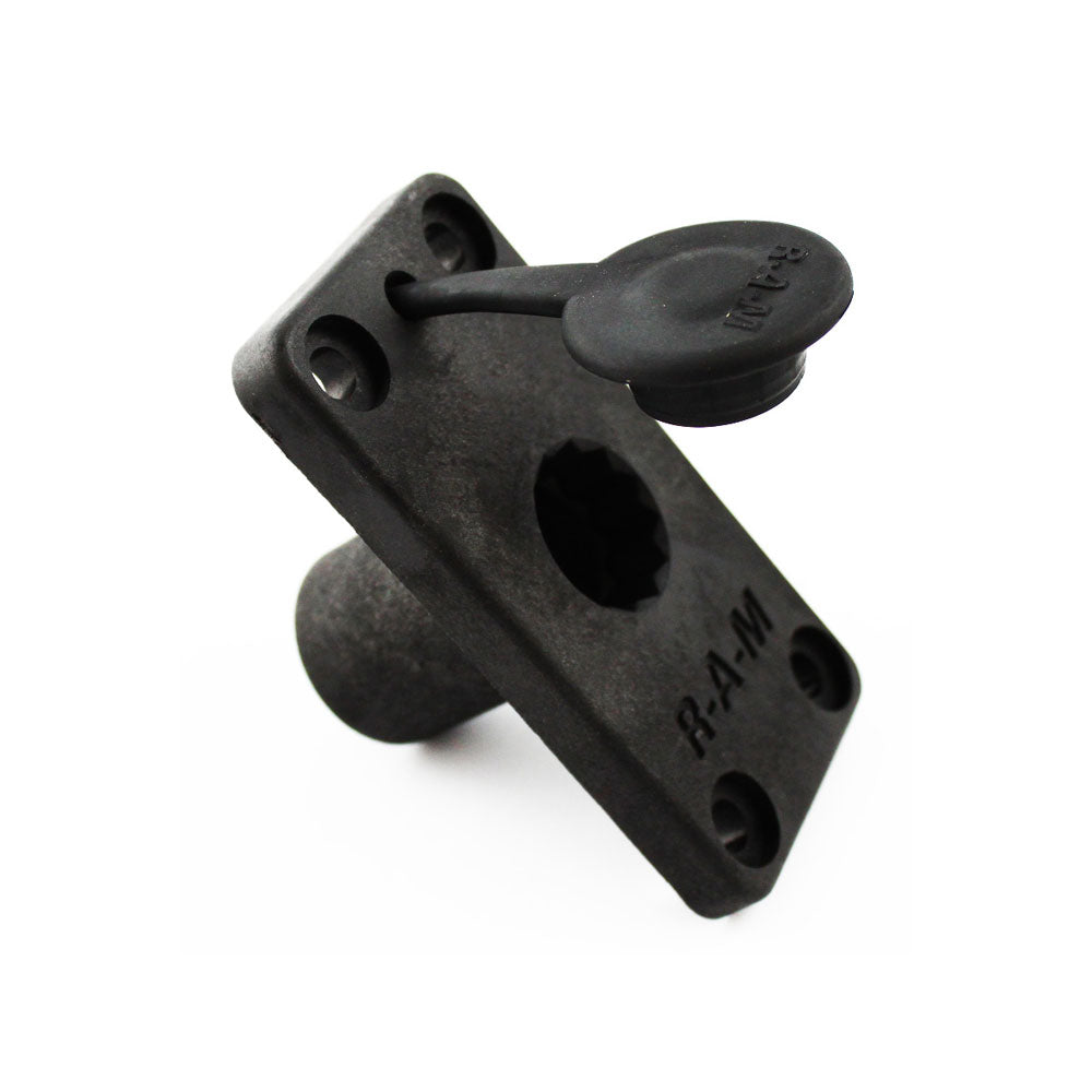RAM Mount RAM Rod 2000 flush mount base, accessory for secure rod mounting, made by RAM Mounting Systems
