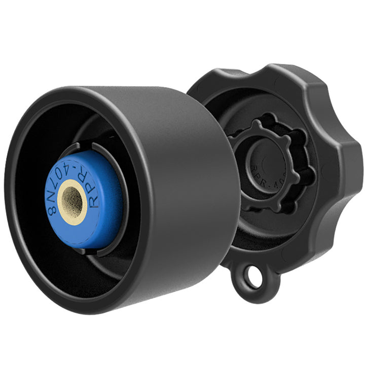 RAM Mount Mixed Combination Pin-Lock Security Knob &amp; Key Knob f/1.5" Diameter C Size Arms