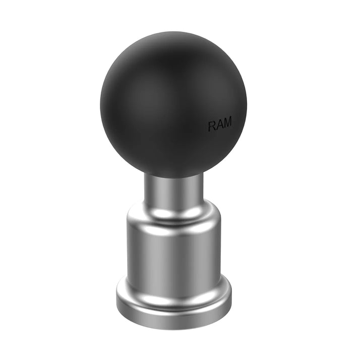 RAM Mount Aluminum Pin-Lock Ball Adapter C Size with 1/4"-20 Female Thread for secure mounting and versatile connection.