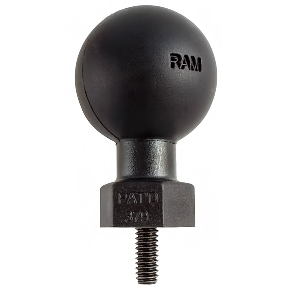 RAM Mount Tough-Ball with 1/4"-20 x 0.5" threaded stud for kayak mounting, C size, by RAM Mounting Systems.