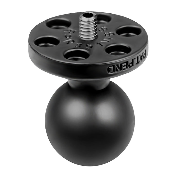 RAM Mounting Systems composite 1-inch ball mount with 1/4-20 stud for cameras and camcorders, durable and versatile camera accessory.