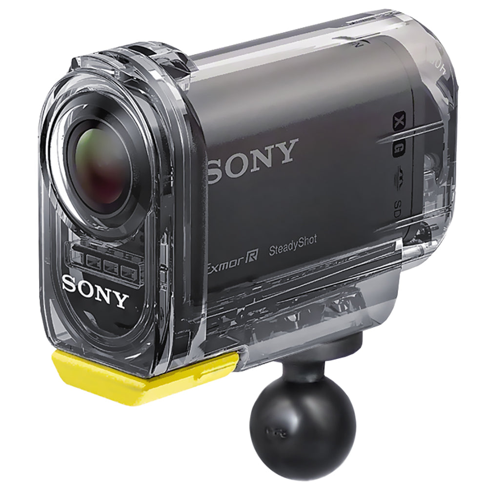 RAM Mounting Systems composite 1" ball with 1/4-20 stud for camera and camcorder mounting, durable and versatile camera mount accessory.