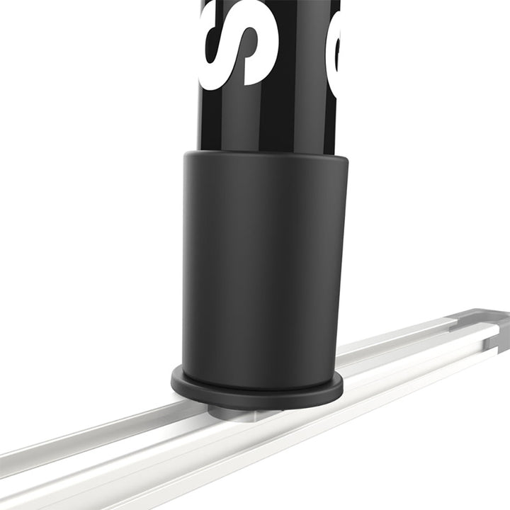 RAM Mounts RAM Tough-Pole 23-inch action camera track mount attached to a pole for stable outdoor filming.