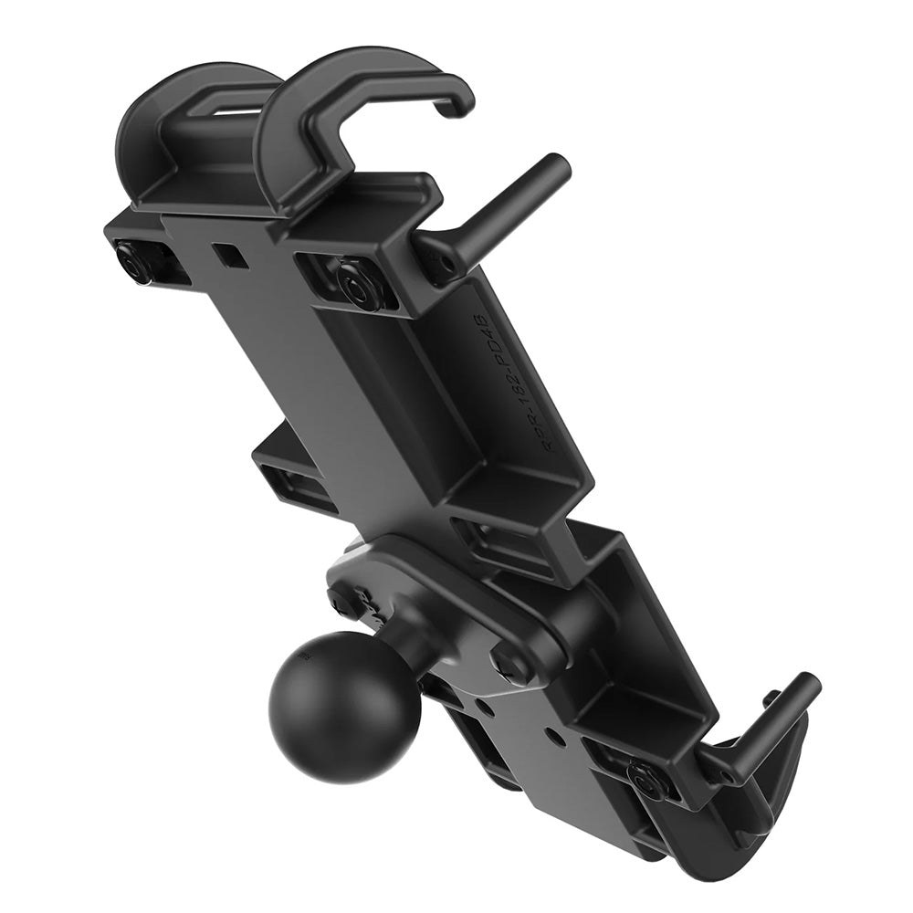 RAM Mounts RAM Quick-Grip Phone Holder for large devices, durable cell phone mount with adjustable grip for secure fitting.