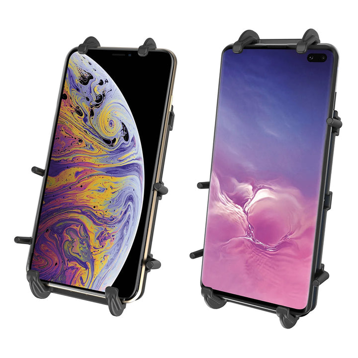 RAM Mount RAM Quick-Grip Phone Holder for large devices, cell phone mount from RAM Mounting Systems, secure in vehicle or on surfaces.