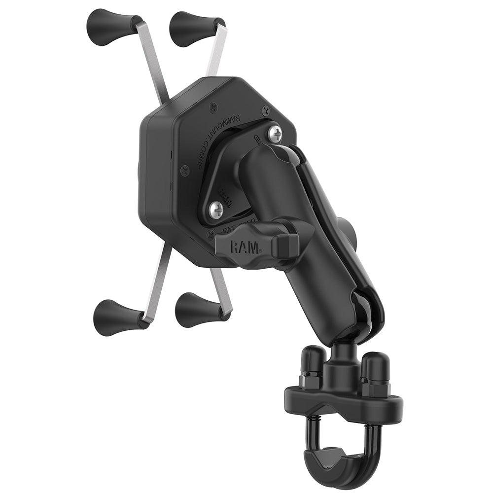 RAM Mount RAM X-Grip Large Phone Mount w/Vibe-Safe  U-Bolt Base - Medium