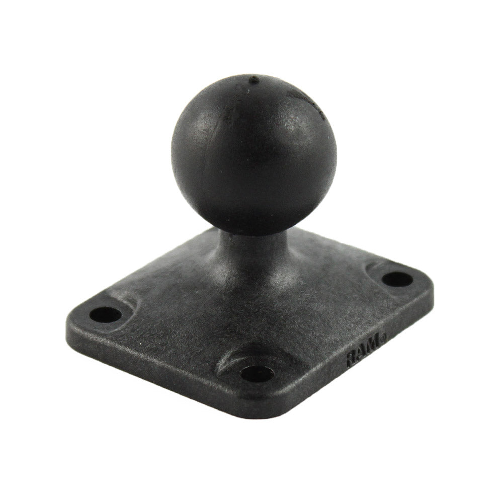 RAM Mounting Systems composite ball adapter with AMPS plate for versatile mounting and secure attachment.