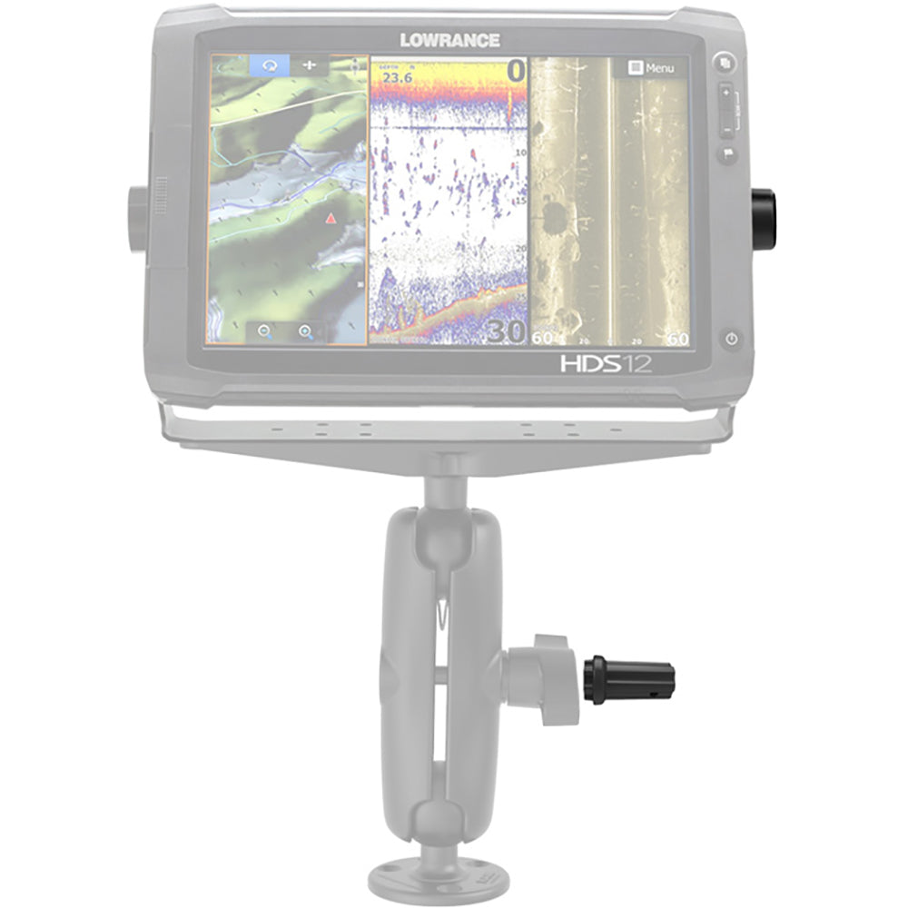 RAM Mounting Systems D Size Pin-Lock Security Kit with mount and gimbal bracket for 2.25" and 3.38" D/E size mounts.