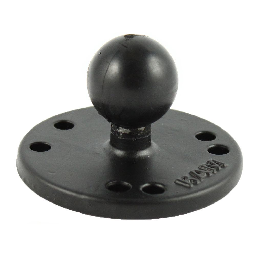 RAM Mount 2-7/16-inch diameter base with 1-inch ball, GPS accessories mounting component by RAM Mounting Systems.