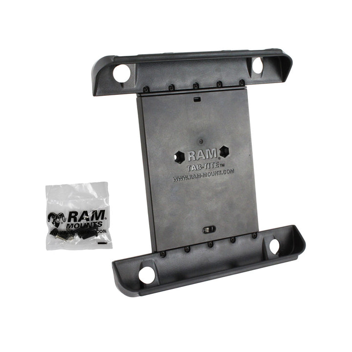 RAM Mount RAM Tab-Tite quick-release iPad cradle for GPS accessories, securely holds iPad in vehicle or on the go.
