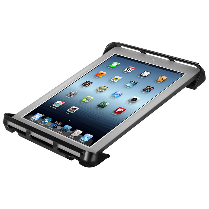 RAM Mount RAM Tab-Tite quick-release iPad cradle for GPS accessories, securely holding iPad in rugged mounting system