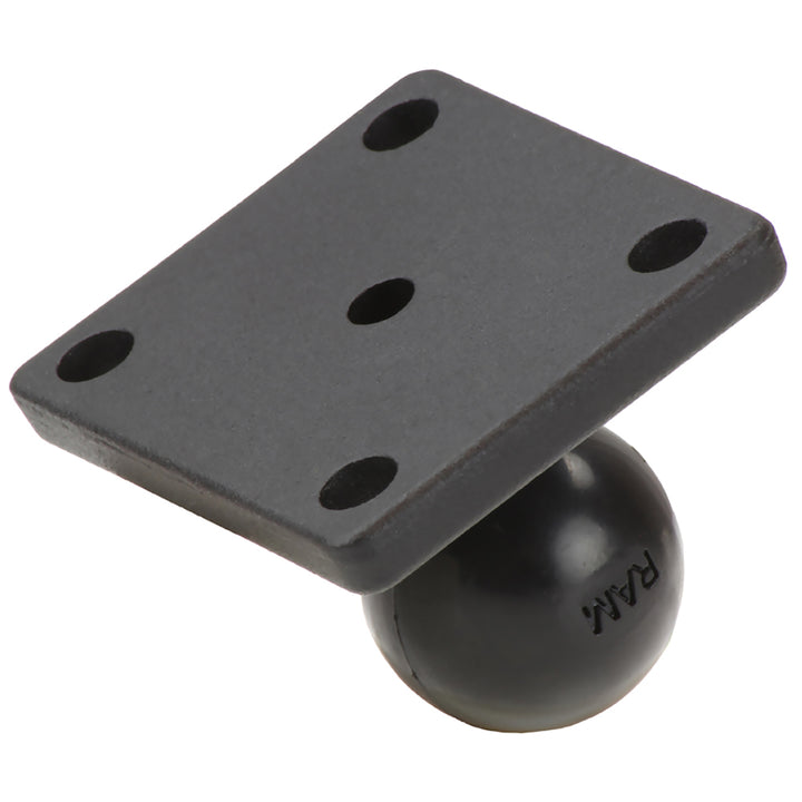 RAM Mount Square 2"x1.7" GPS base with 1" ball, compatible with RAM Mounting Systems GPS accessories for secure attachment.