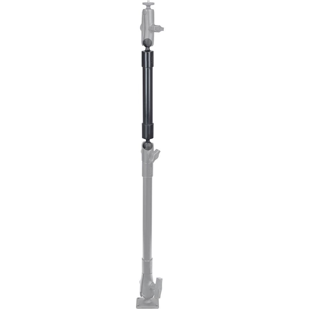 RAM Mount 12.75-inch kayak extension pole with two 1-inch balls for secure mounting, made by RAM Mounting Systems.
