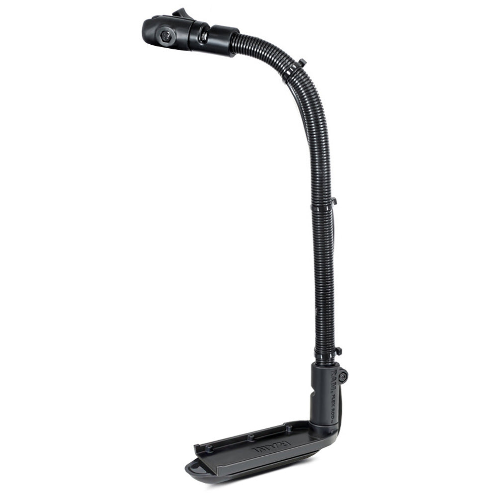 RAM Mount Transducer Arm Mount w/18" Rigid Aluminum Rod &amp; Open Single Socket f/Lowrance StructureScan LSS1 &amp; LSS2