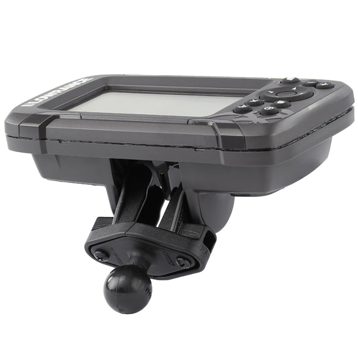 RAM Mount B Size 1" composite fishfinder mount for Lowrance Hook2 series marine electronics, durable and secure.
