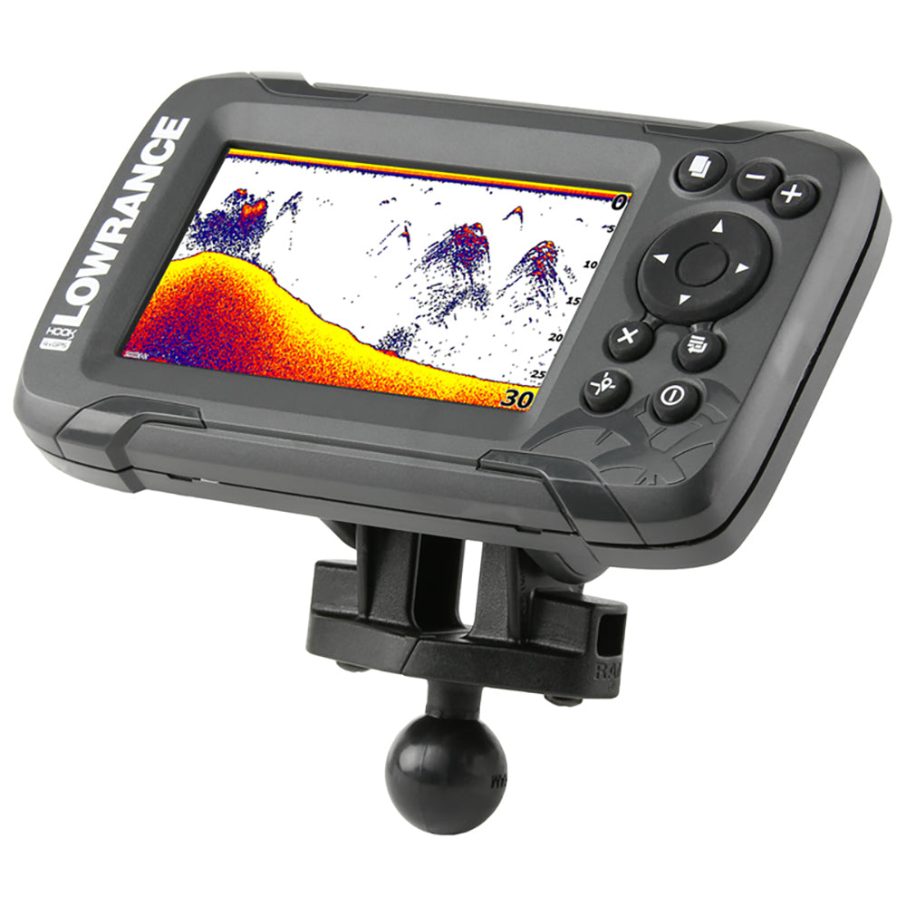 RAM Mount B Size 1" Fishfinder Ball Adapter for Lowrance Hook2 Marine Electronics Mounts by RAM Mounting Systems