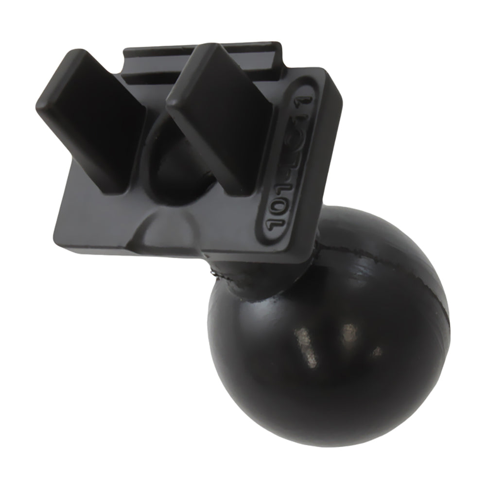 RAM Mount quick-release mount for Lowrance Elite and Mark marine electronics, sturdy and easy to install.