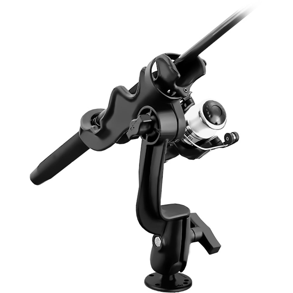 RAM Mount RAM-ROD 2000 Fishing Rod Holder w/RAM-ROD Revolution Ratchet/Socket System &amp; Round Flat Surface Base