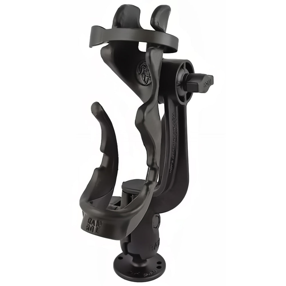 RAM Mount RAM-ROD 2000 Fishing Rod Holder w/RAM-ROD Revolution Ratchet/Socket System &amp; Round Flat Surface Base