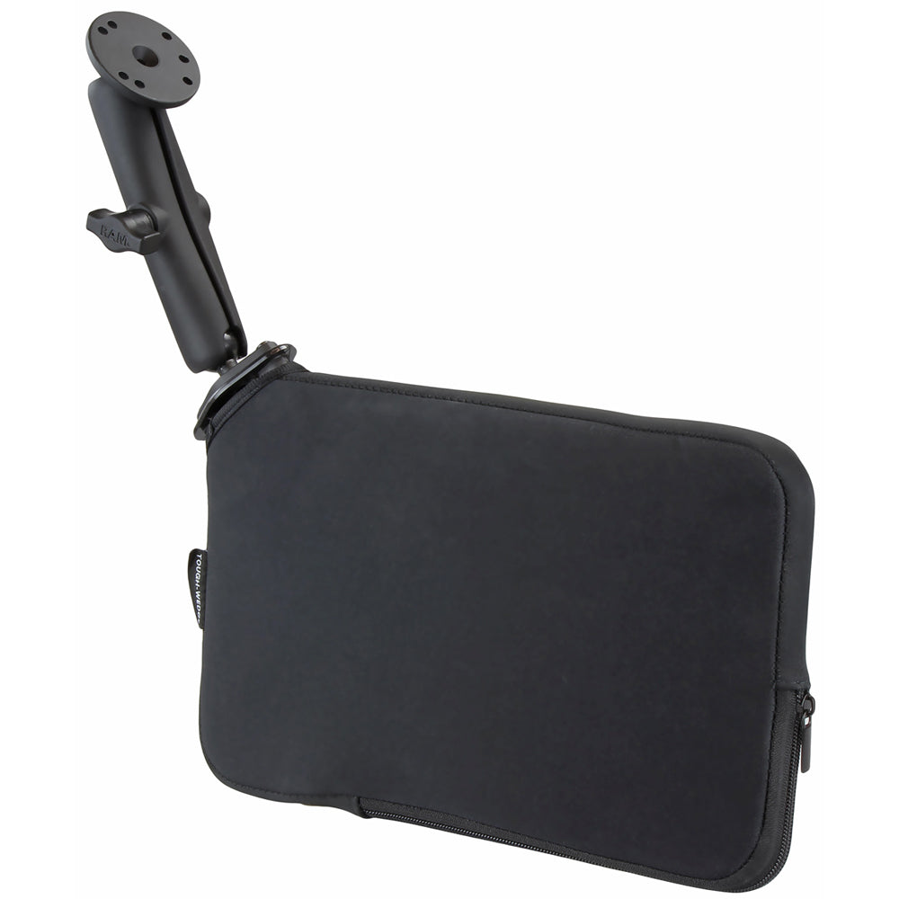 RAM Mount Seat Tough-Wedge w/Long Double Socket Arm &amp; Round Base