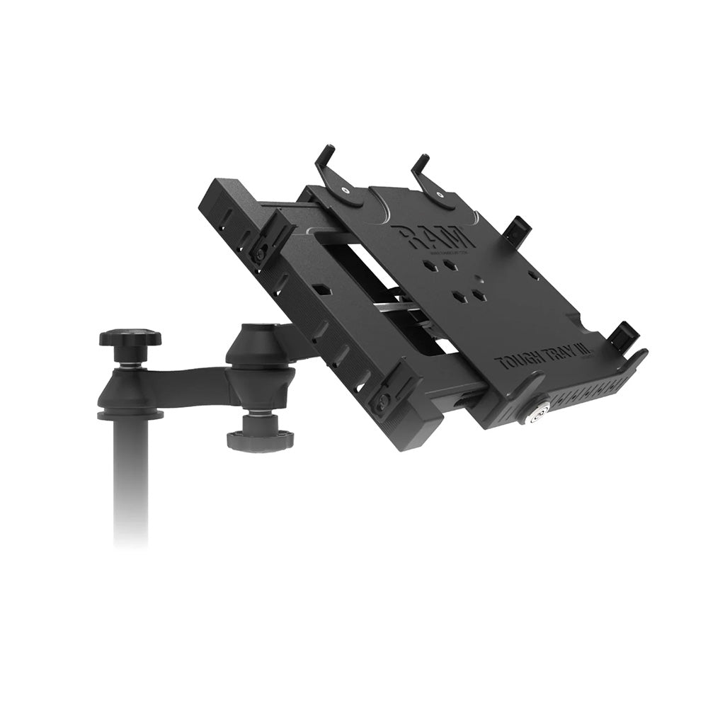 RAM Mount RAM No-Drill Laptop Mount for Dodge Durango and Jeep Grand Cherokee vehicle laptop mounts, secure and easy to install.