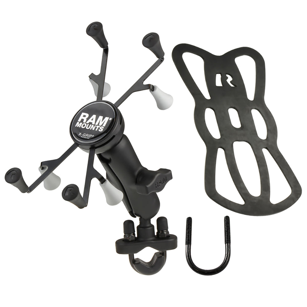 RAM Mount U-Bolt Base Mount with X-Grip II for vehicle laptop mounting, made by RAM Mounting Systems.