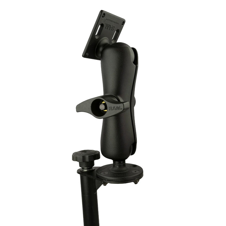 RAM Mount 12" Upper Flange Pole w/D Size 75x75mm VESA Mount