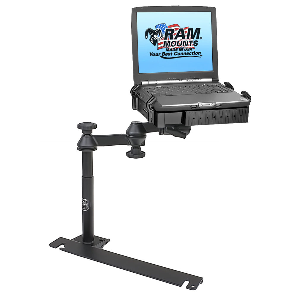 RAM Mount No-Drill Laptop Mount for Dodge Challenger, Charger, Magnum, and Sprinter vehicle mounts by RAM Mounting Systems.