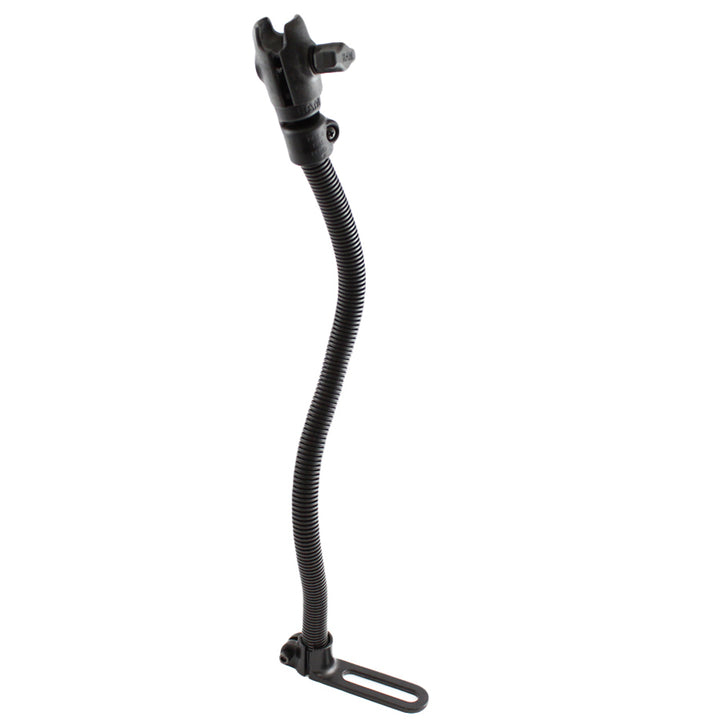 RAM Mount Pod I universal no-drill vehicle mount, compact design for secure device attachment without a base, by RAM Mounting Systems.