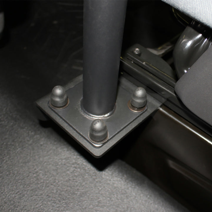 RAM Mount No-Drill Vehicle Mount for 2014-2020 Ford Transit full-size van, attaches securely without drilling.
