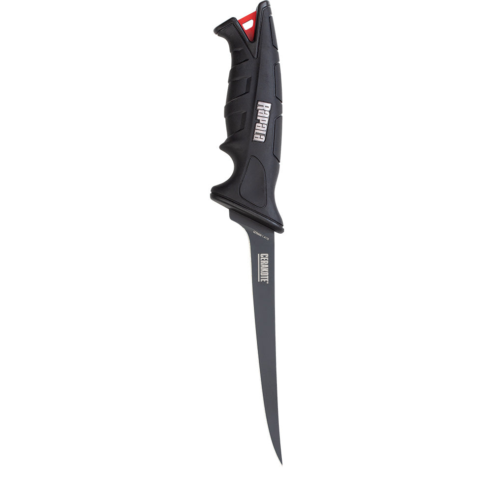 Rapala Stealth FXF 6-inch medium flex fillet knife for fishing, featuring a sharp blade for precise fish filleting.