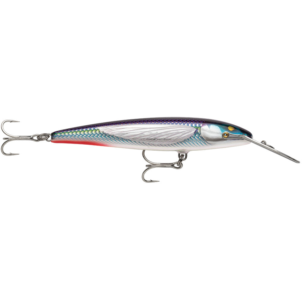Rapala CountDown Magnum Elite 145 armored flying fish UV hard and soft fishing bait with detailed fins and vibrant colors.
