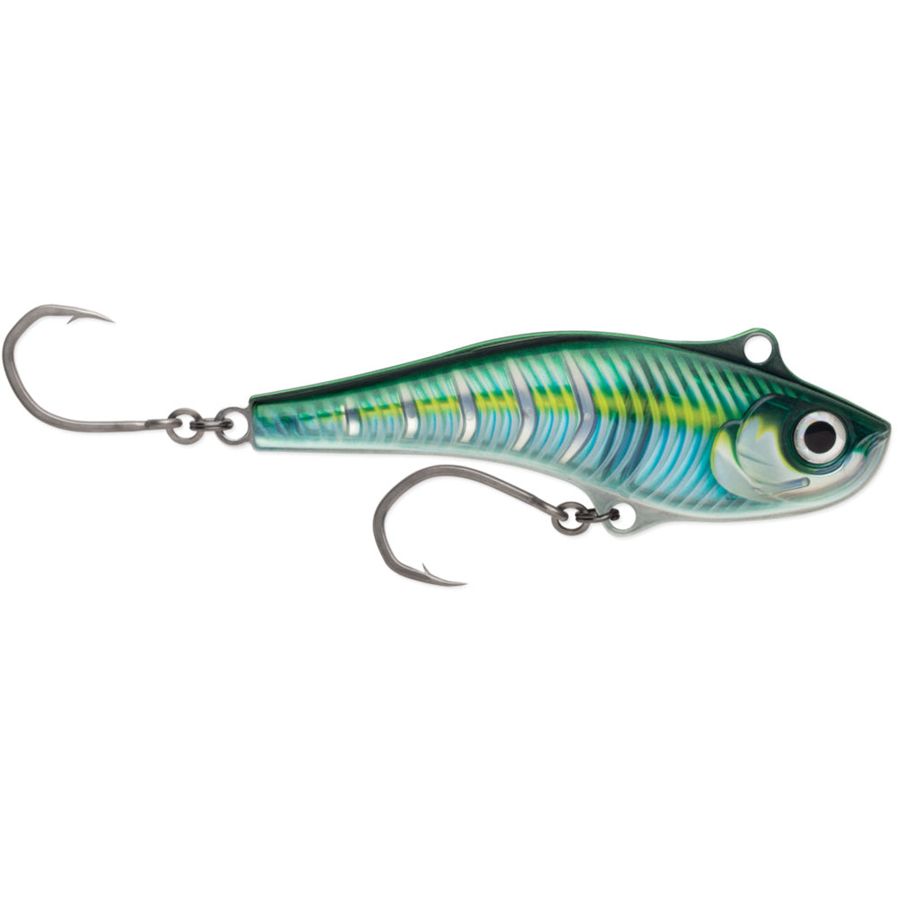Rapala Sarda 22 Bigeye Scad hard and soft bait, featuring realistic fish design for fishing lure, in natural swimming posture.