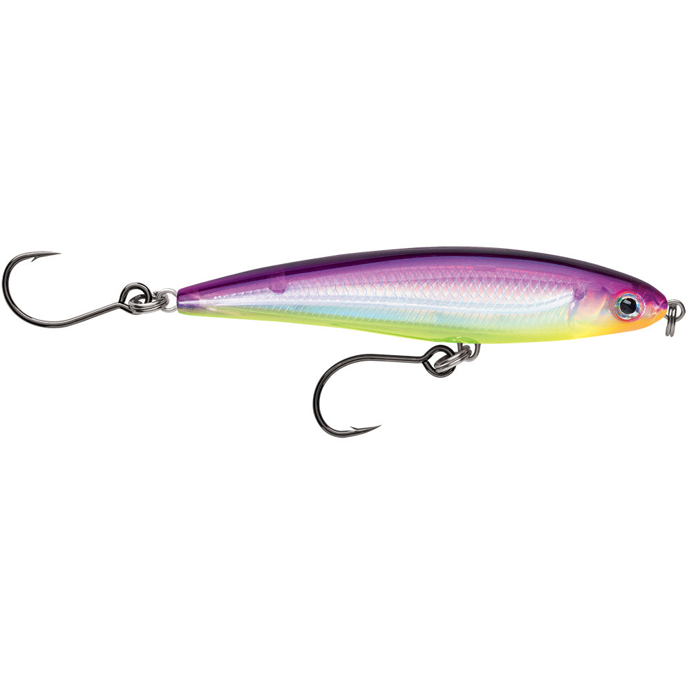 Rapala X-Rap Twitchin Minnow 4" Violet Chartreuse