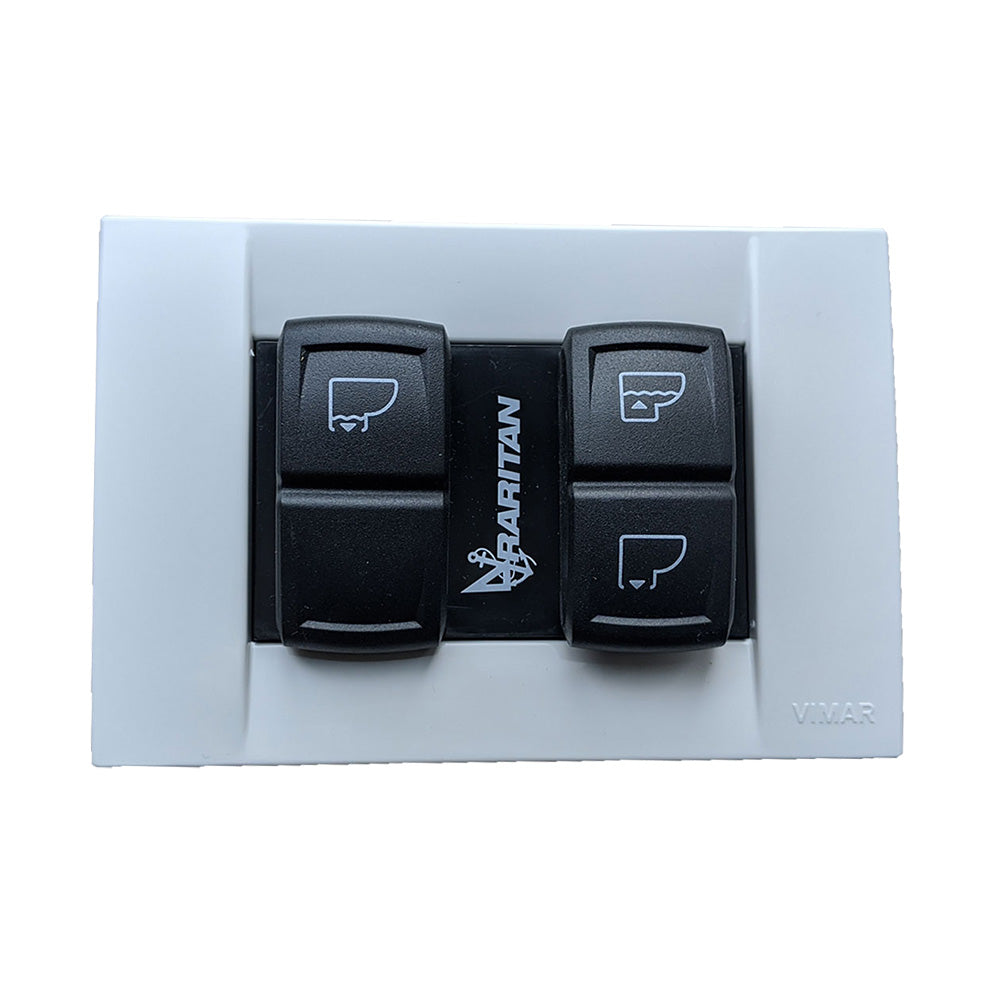 Raritan Multifunction Flush Panel accessory with multiple buttons and display for efficient control and monitoring.