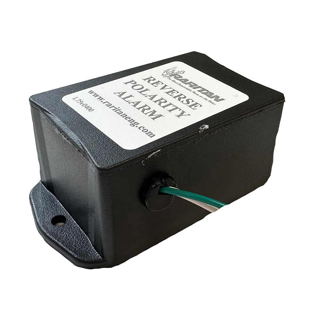Raritan Shore Power Reverse Polarity Alarm device with warning indicator for marine electrical safety.