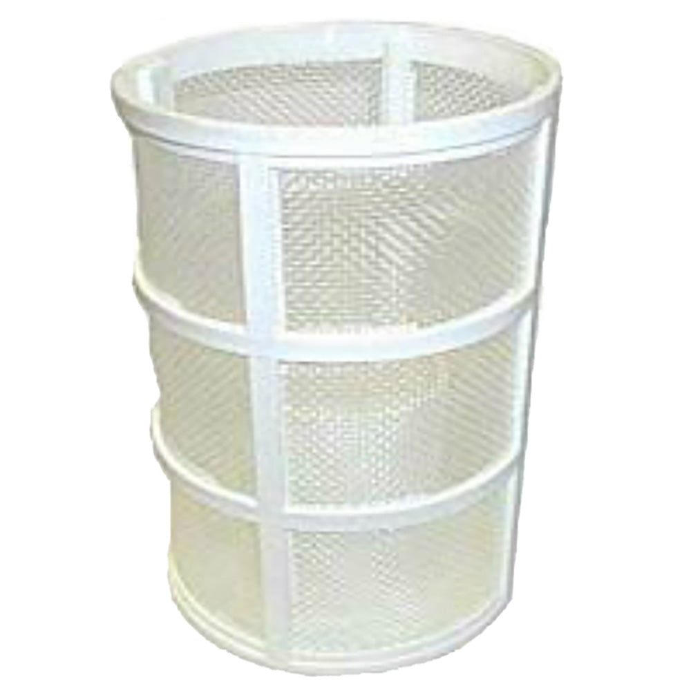 Raritan raw water strainer replacement basket with mesh design for strainers and baskets in marine water filtration systems.